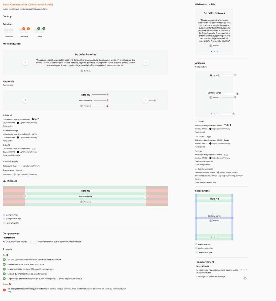 Page composant commentaire leboncoin